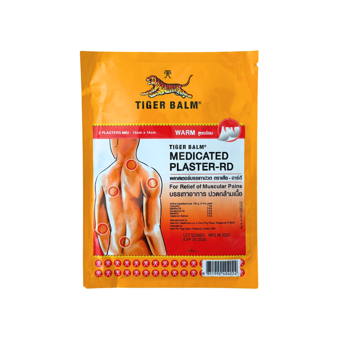 Tiger Balm Medicated Plaster Warm Formula