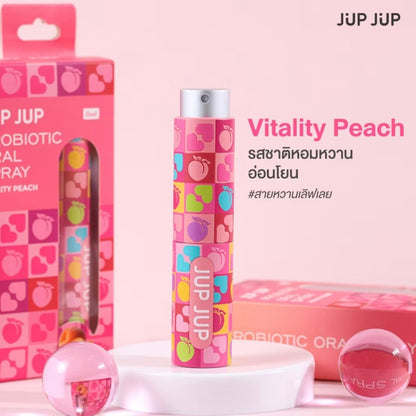 JUP JUP Probiotic Oral Spray 8ml (Vitality Peach/Succulent Grape/Green Apple)