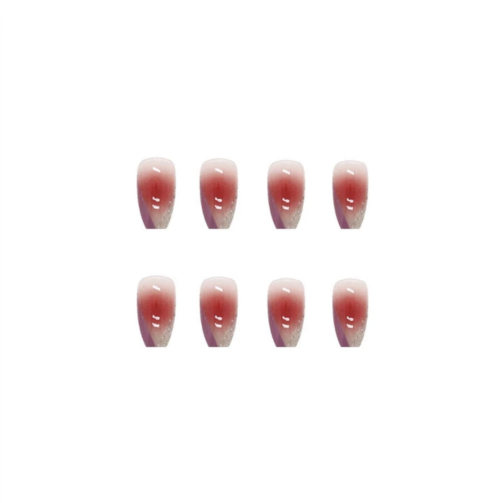 Transform Your Nails with 24pcs + 1 pc Jelly Gule L232