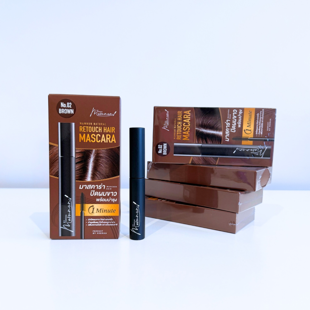 Veedaa Mamnun Natural Retouch Hair Mascara มาสคาร่า ปิดหงอก ของโบว์ แวนด้า