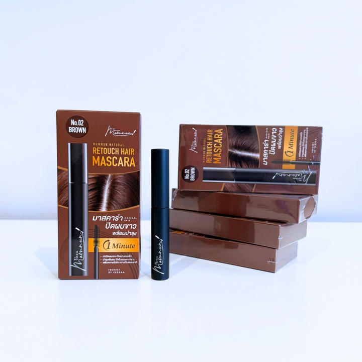 Veedaa Mamnun Natural Retouch Hair Mascara มาสคาร่า ปิดหงอก ของโบว์ แวนด้า