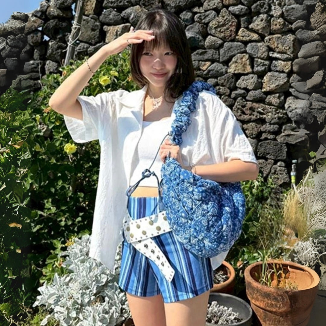 Carlyn Paisley Cozy M in Blue