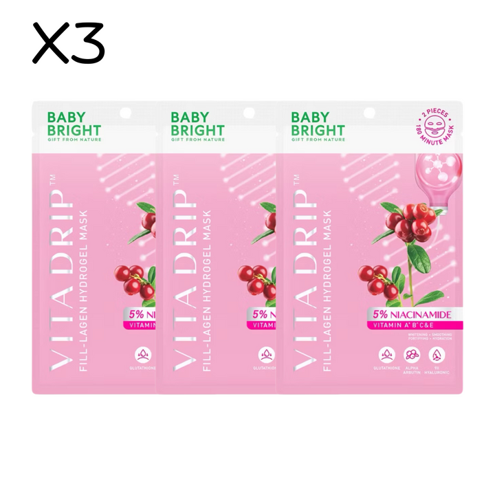 Baby Bright Hydrogel Mask VITA DRIP™ / 3 PACKS
