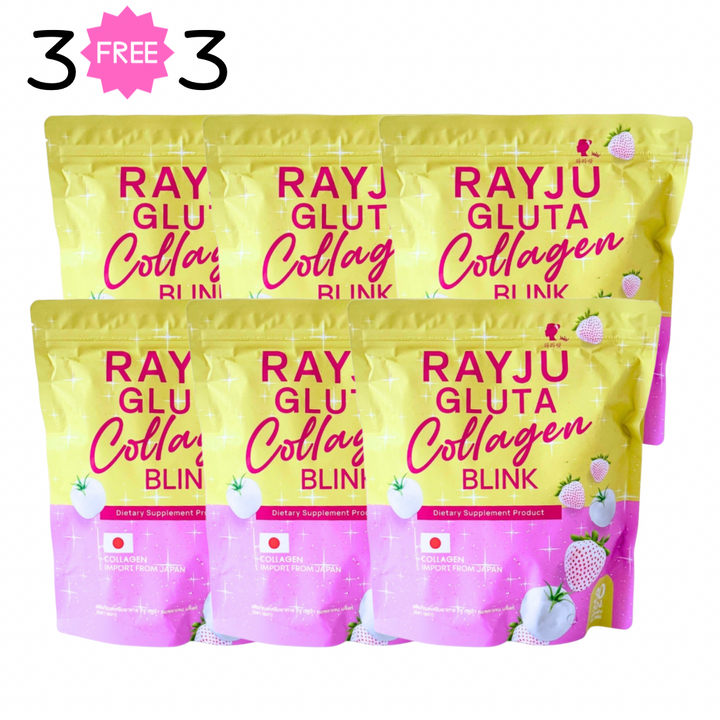 RAYJU GLUTA + COLLAGEN BLUNK / 3 FREE 3