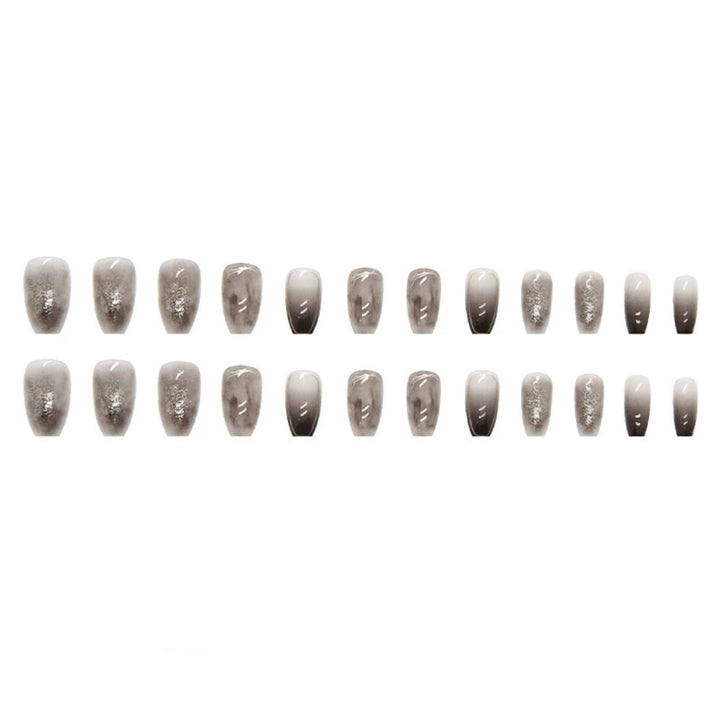 Transform Your Nails with 24pcs + 1 pc Jelly Gule L211