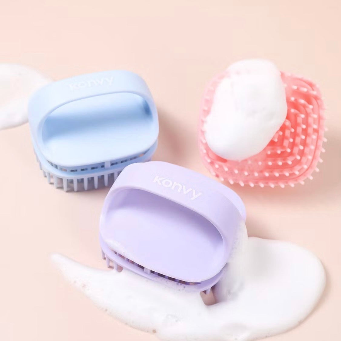 Konvy Scalp Massager Shampoo Brush