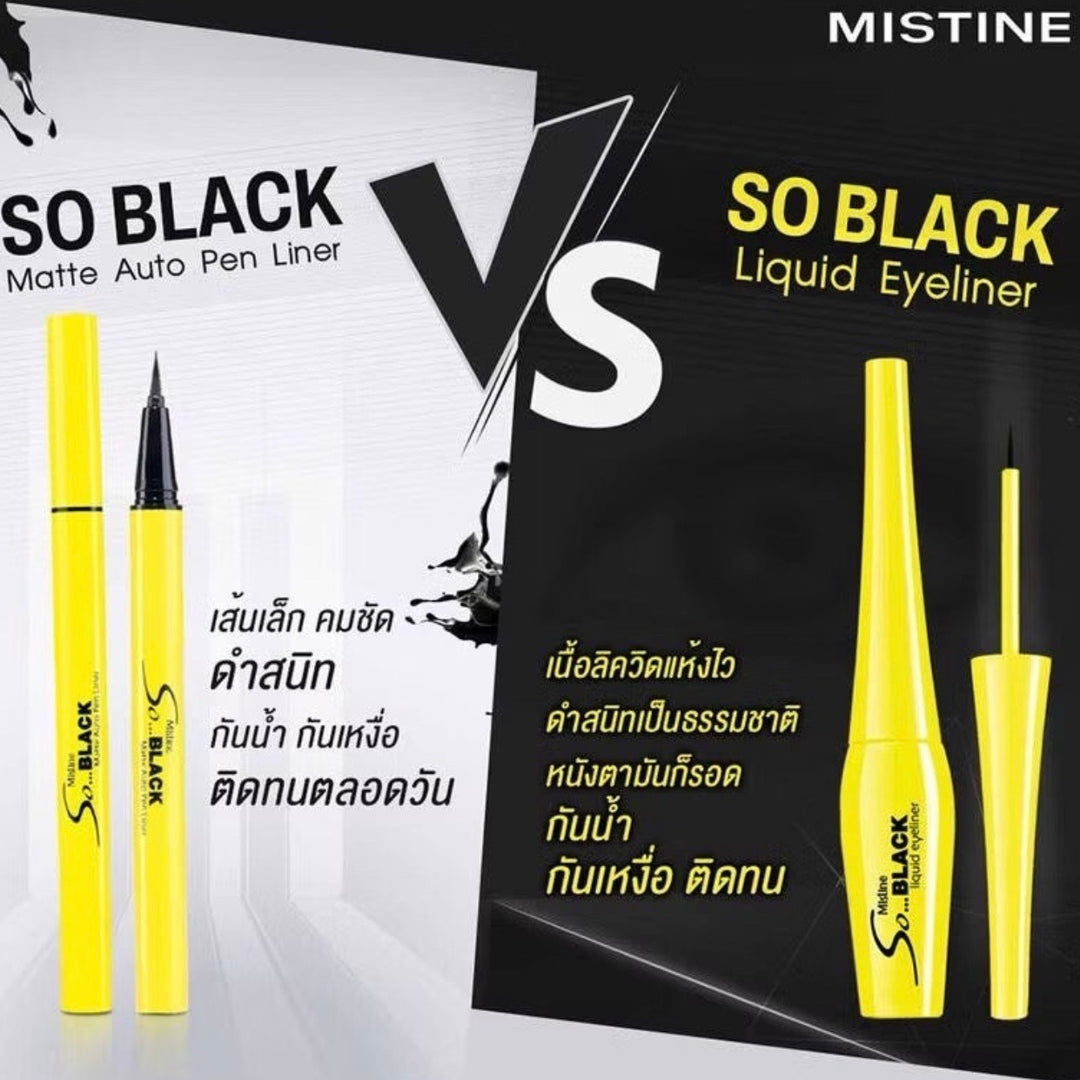 Mistine So Black Liquid Eyeliner / 2 PCS