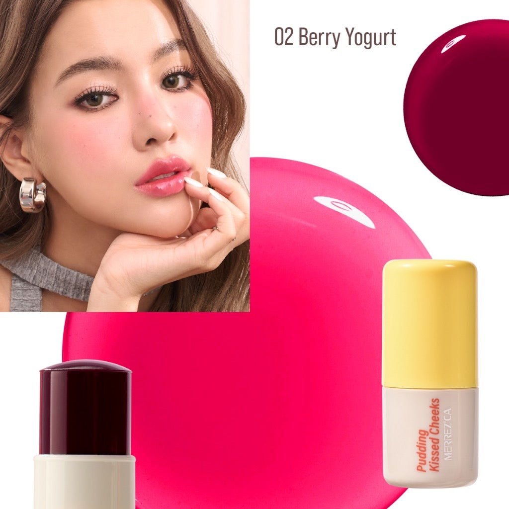 Merrezca Pudding Kissed Cheeks Blush Stick