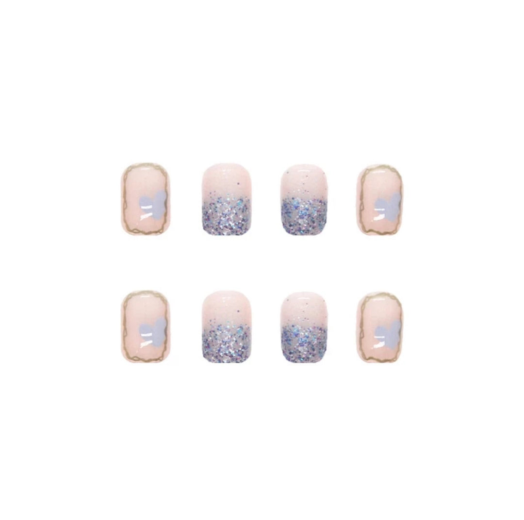 Transform Your Nails with 24pcs + 1 pc Jelly Gule L212