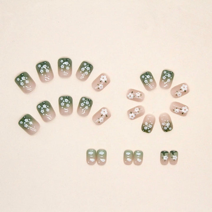 Transform Your Nails with 24pcs + 1 pc Jelly Gule L230