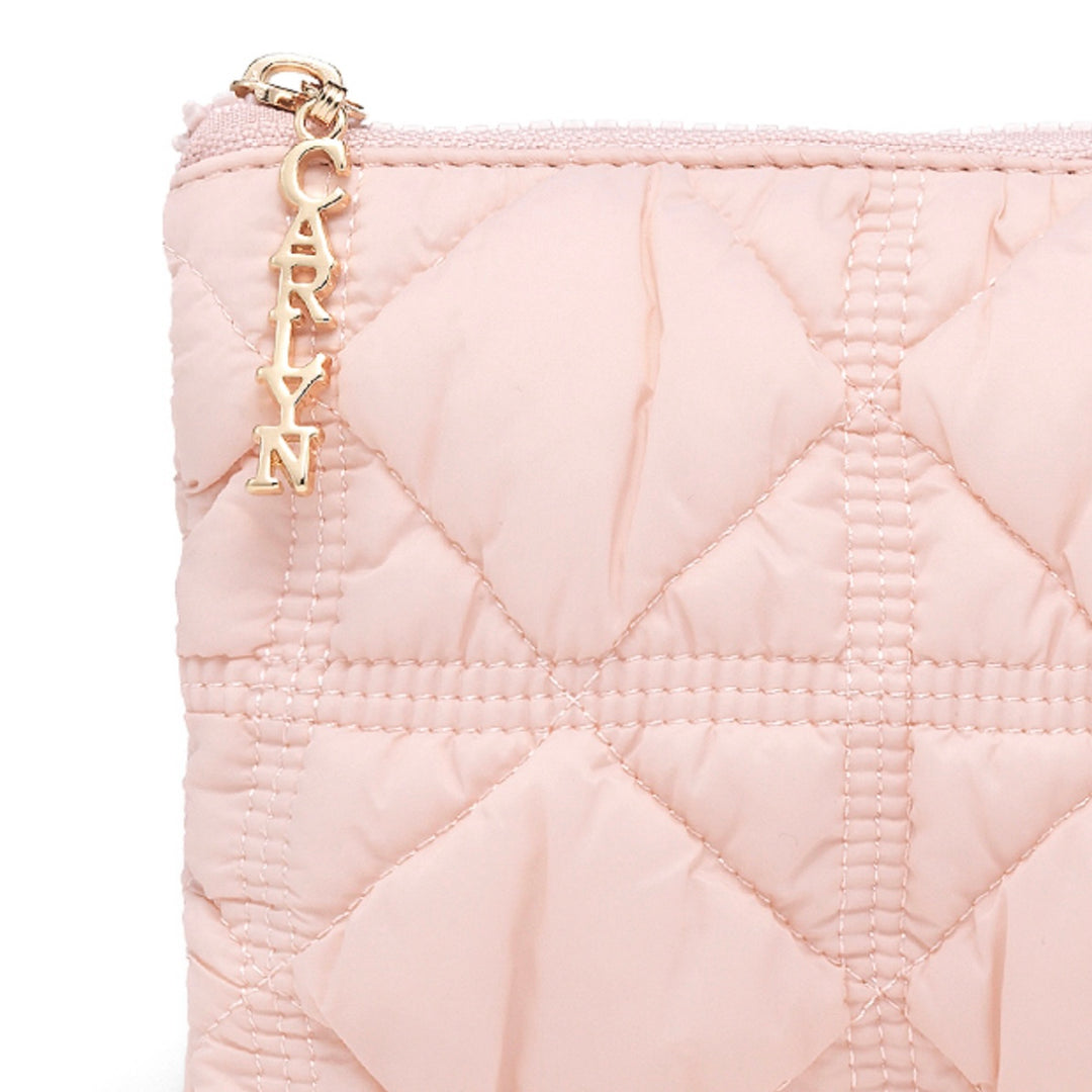 Carlyn Soft Pouch in Pale Pink