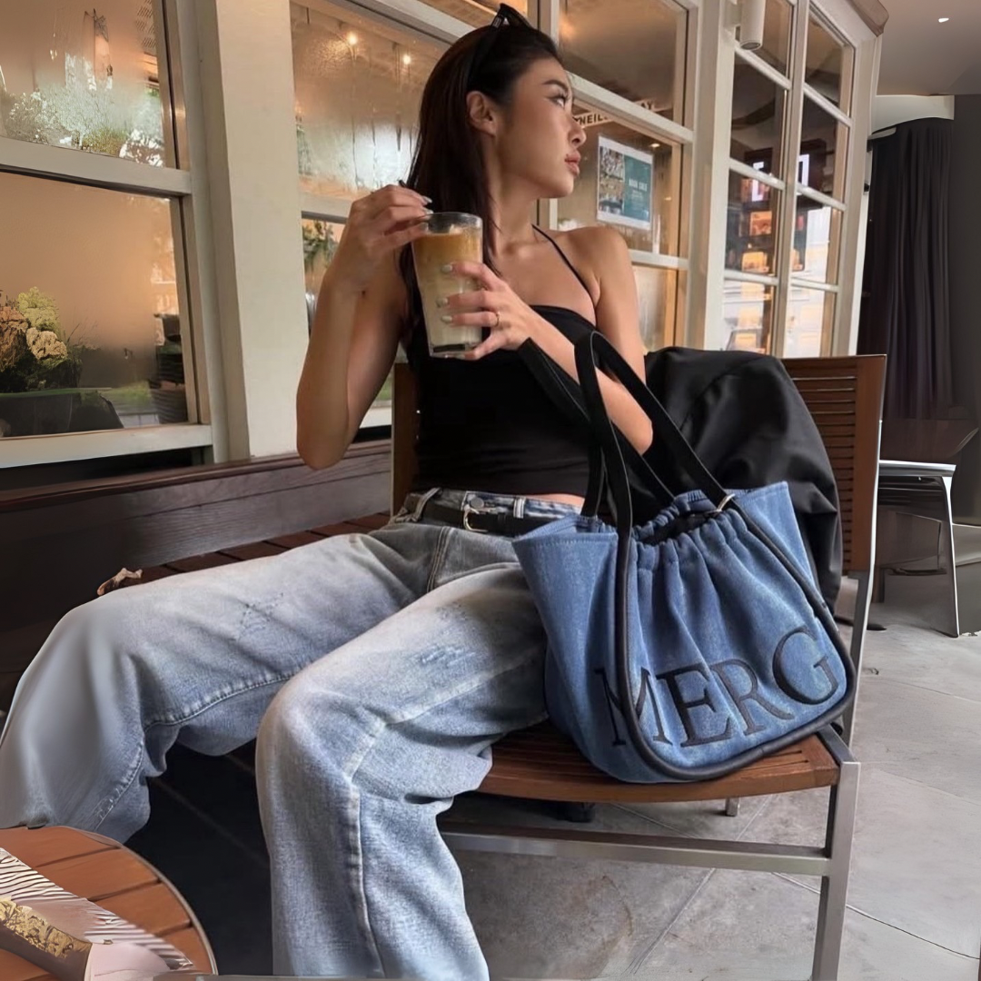 Merge Bag Medium in Smoky Denim