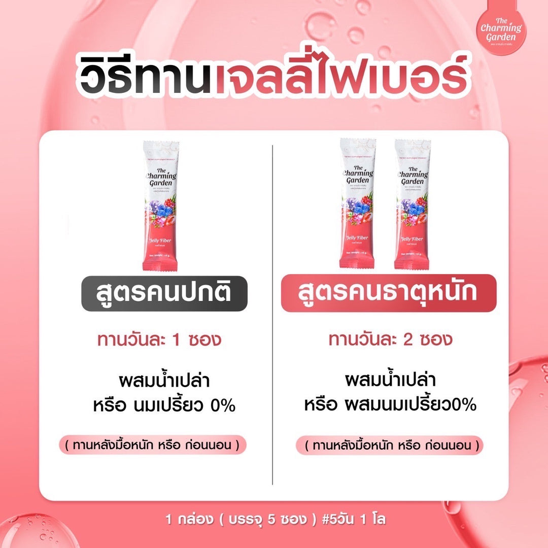The Charming Garden Jelly Fiber / 6 FREE 3