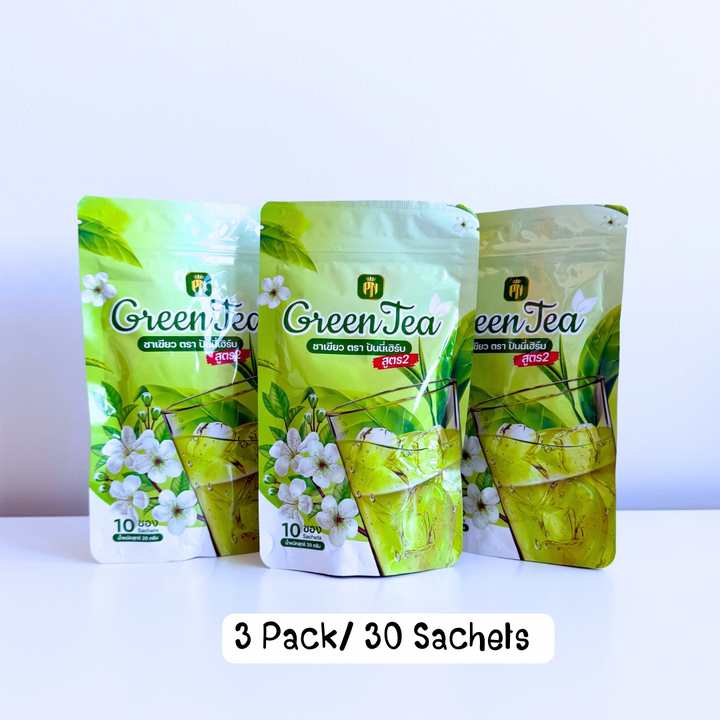 Green Tea ปันนี่เฮิร์บ ชาเขียวสูตร2 “ไม่ระบาย”