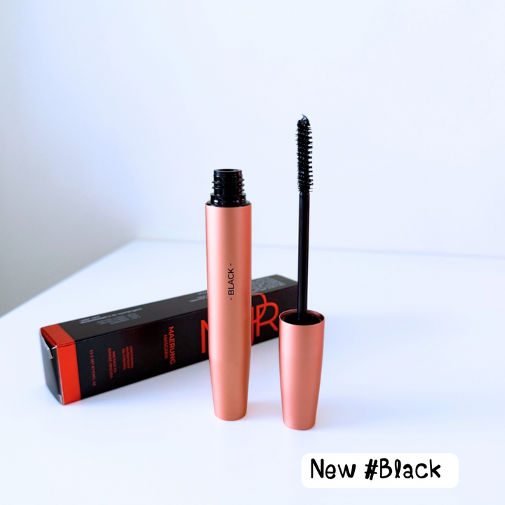 MaeRung Mascara แถมฟรี ซองกำมะหยี่/ กันน้ำ กันเหงื่อ ล้างออกง่าย