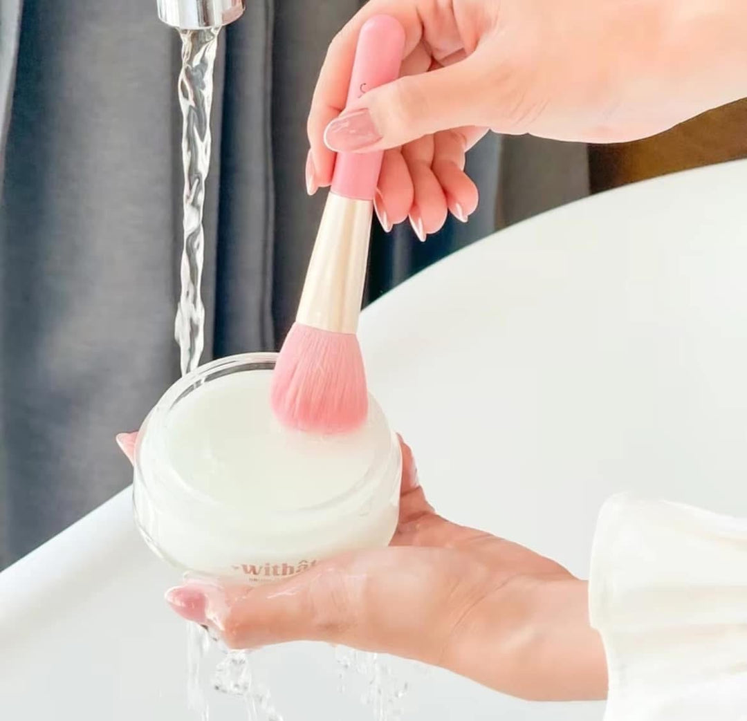 Withat Brush Cleanser Care & Clear Makeup brush soap