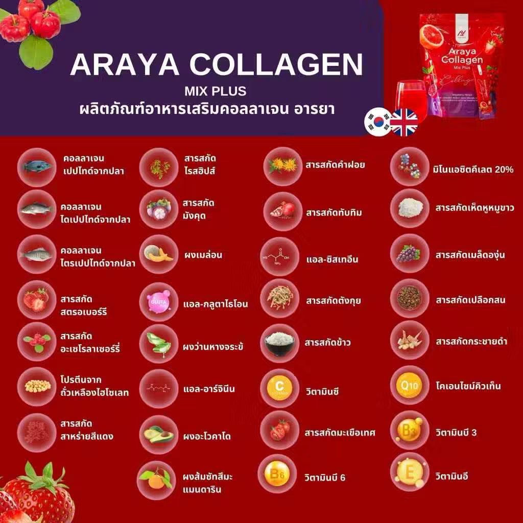 Araya Collagen Mixplus / 3 PACKS
