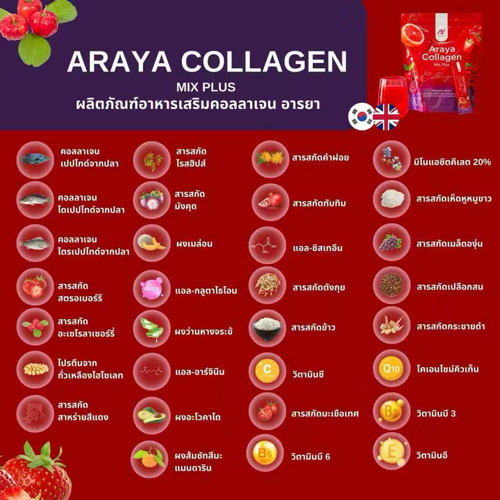Araya Collagen Mixplus / 3 PACKS