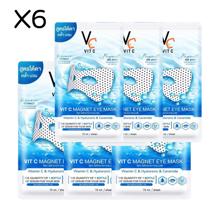 Ratcha Vit C Magnet Eye Mask / 6 Sachets