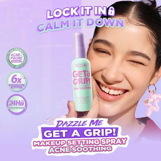 Dazzle Me Get A Grip Makeup Setting Acne Soothing