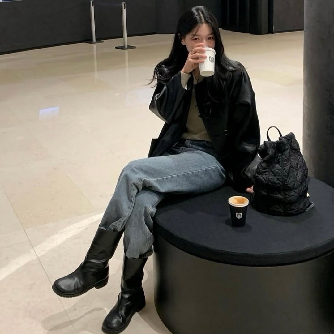 Carlyn Clover Backpack in Black