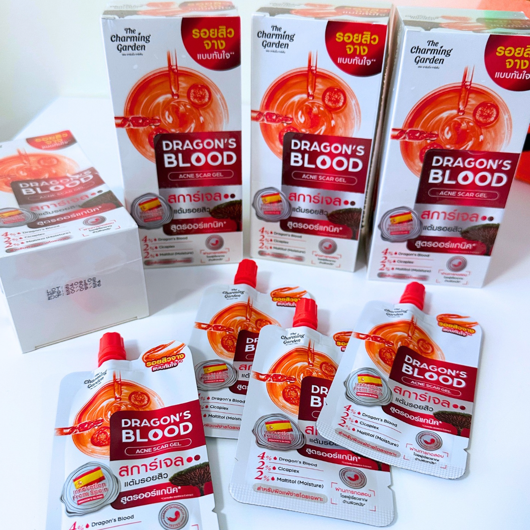 The Charming Garden Dragon's Blood Acne Scar 7g. (6 Sachets)