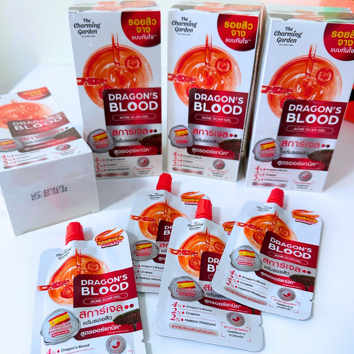The Charming Garden Dragon's Blood Acne Scar 7g. (6 Sachets)