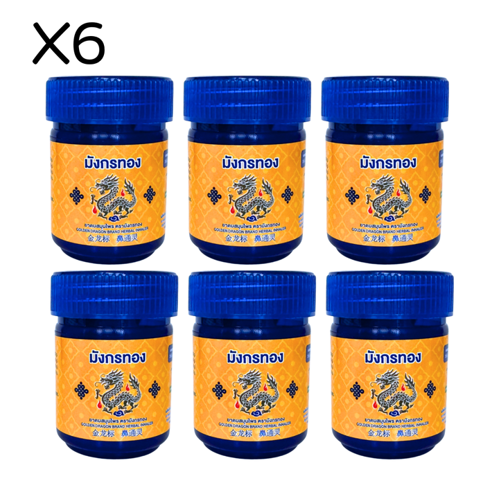 Golden Dragon brand herbal inhaler / 6 PCS