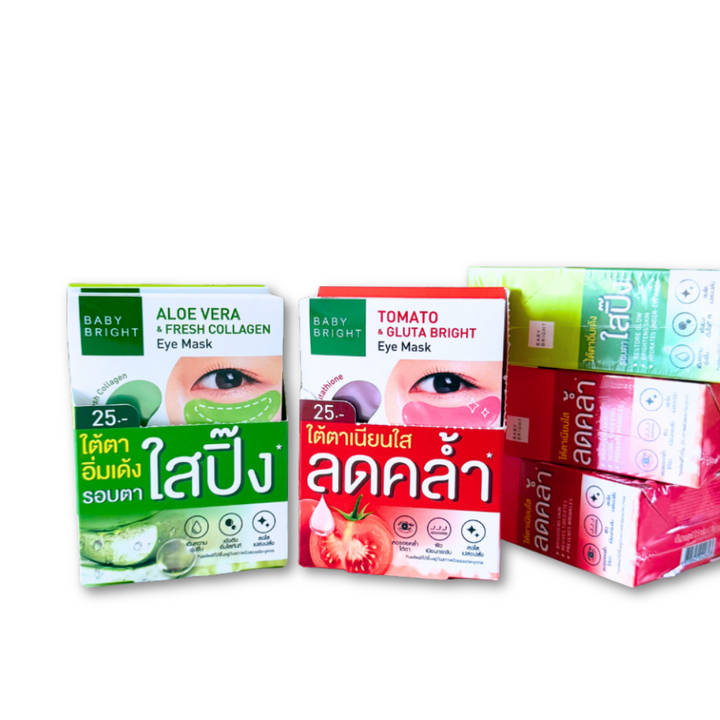 Baby Bright Eye Mask Aloe Vera&FreshCollagen/ Tomato & Gluta Eye Mask