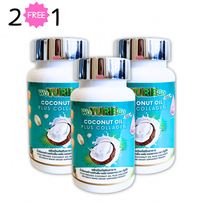 WeYurieCo Coconut Oil Plus Collagen 2 FREE 1
