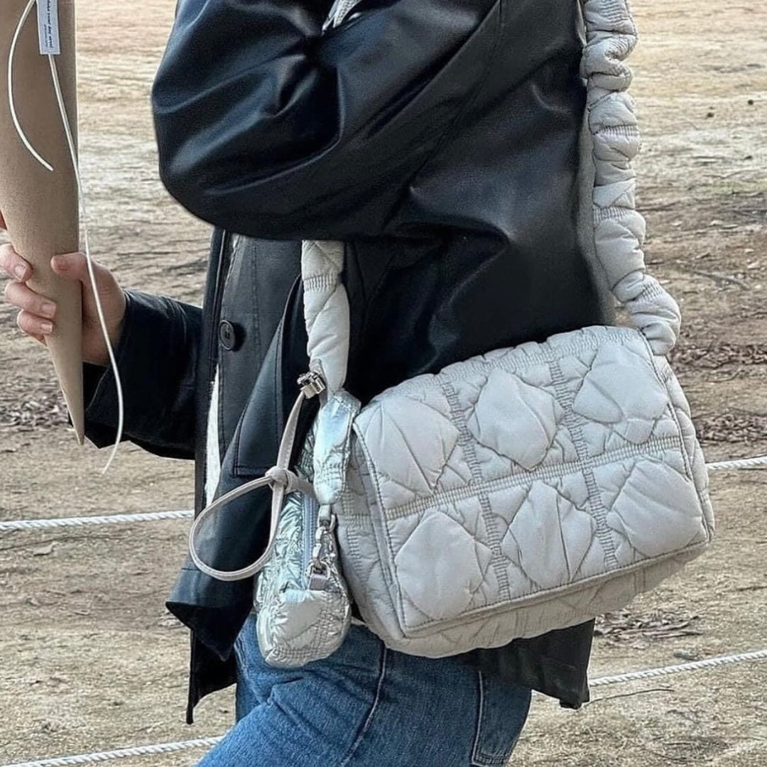 Carlyn Luke in Spring Gray