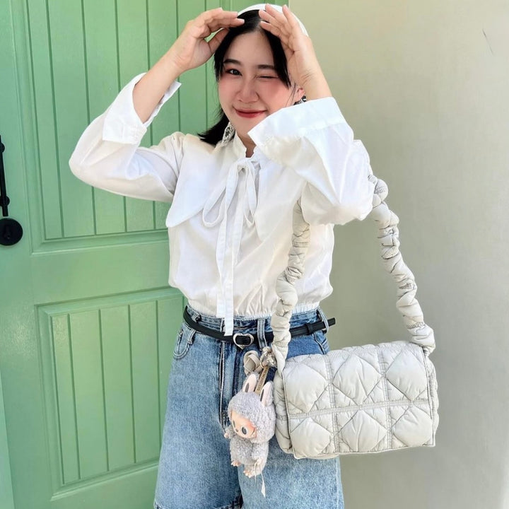 Carlyn Luke in Spring Gray