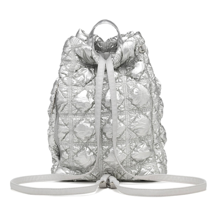 Carlyn Clover Backpack in Silver