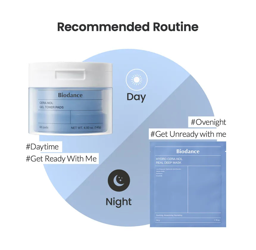 Biodance Cera-Nol Gel Toner Pads