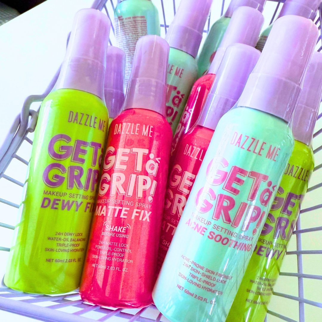 Dazzle Me Get A Grip Makeup Setting Spray 60ml (Dewy Fix/Matte Fix)