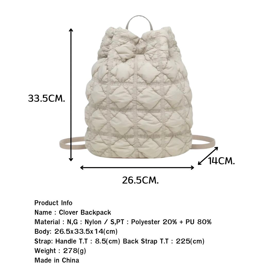 Carlyn Clover Backpack in Black