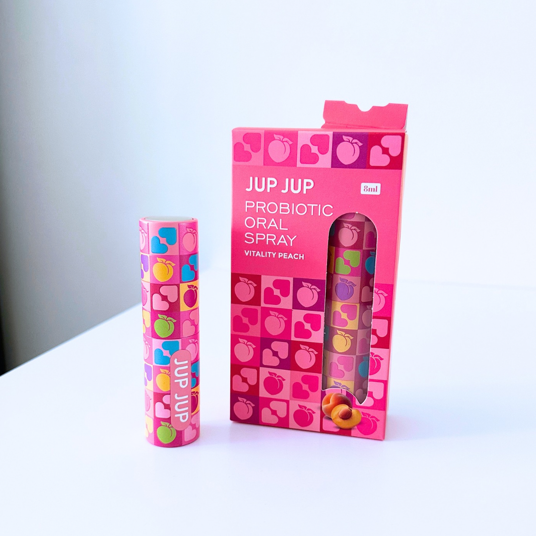 JUP JUP Probiotic Oral Spray 8ml (Vitality Peach/Succulent Grape/Green Apple)