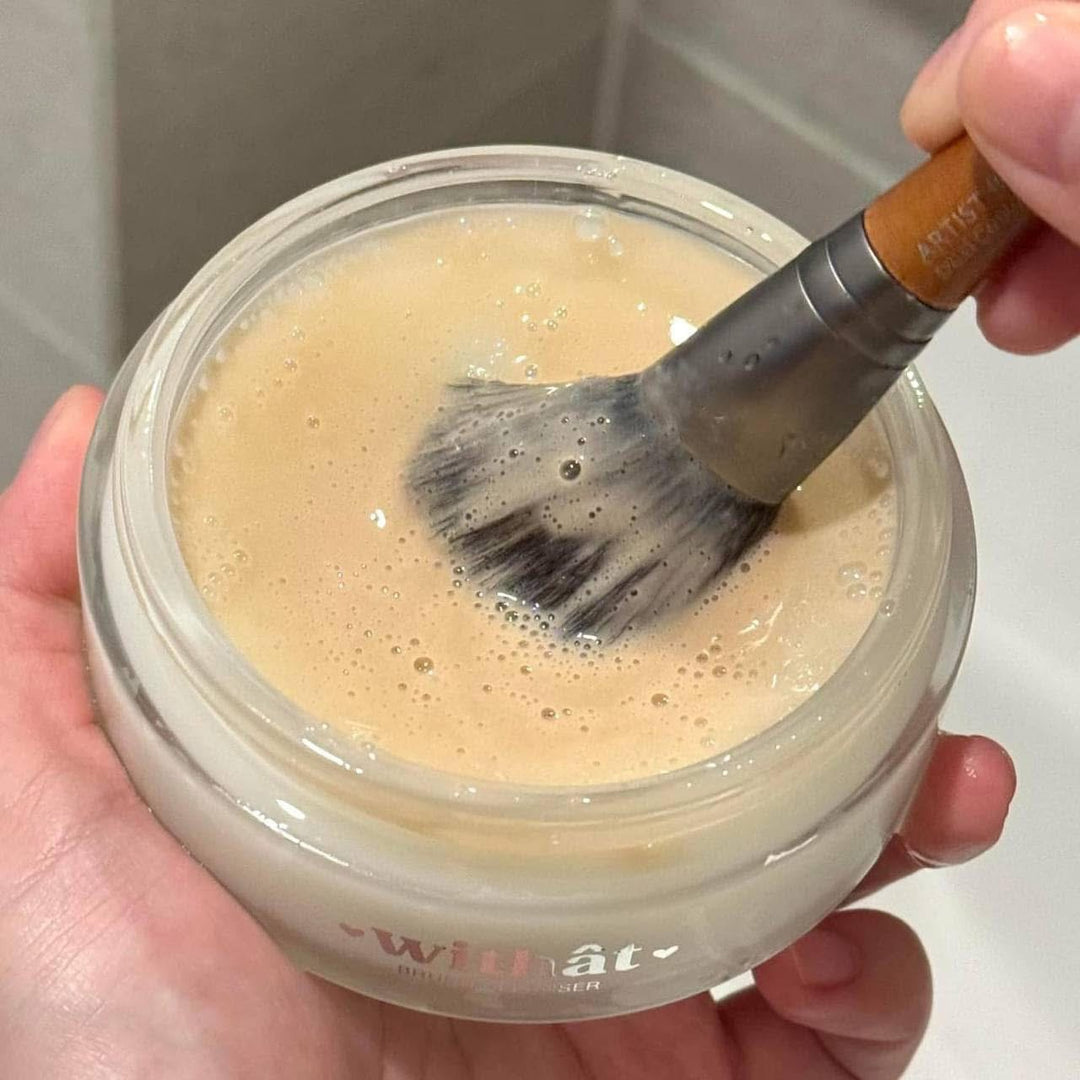 Withat Brush Cleanser Care & Clear Makeup brush soap