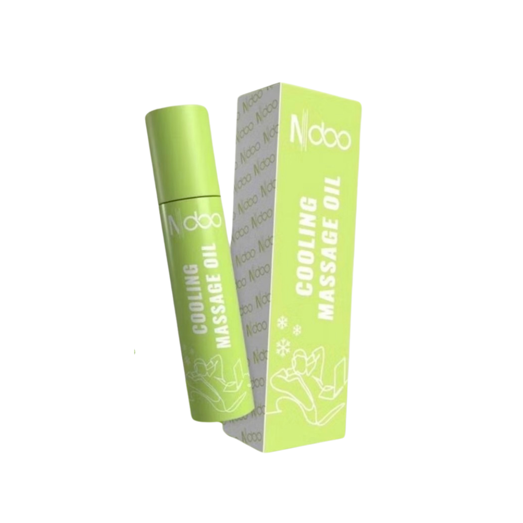 Ndoo ลูกกลิ้งเจลเย็น ลดปวดไมเกรน/ ม่วงคลายเครียด เขียวคลายปวด