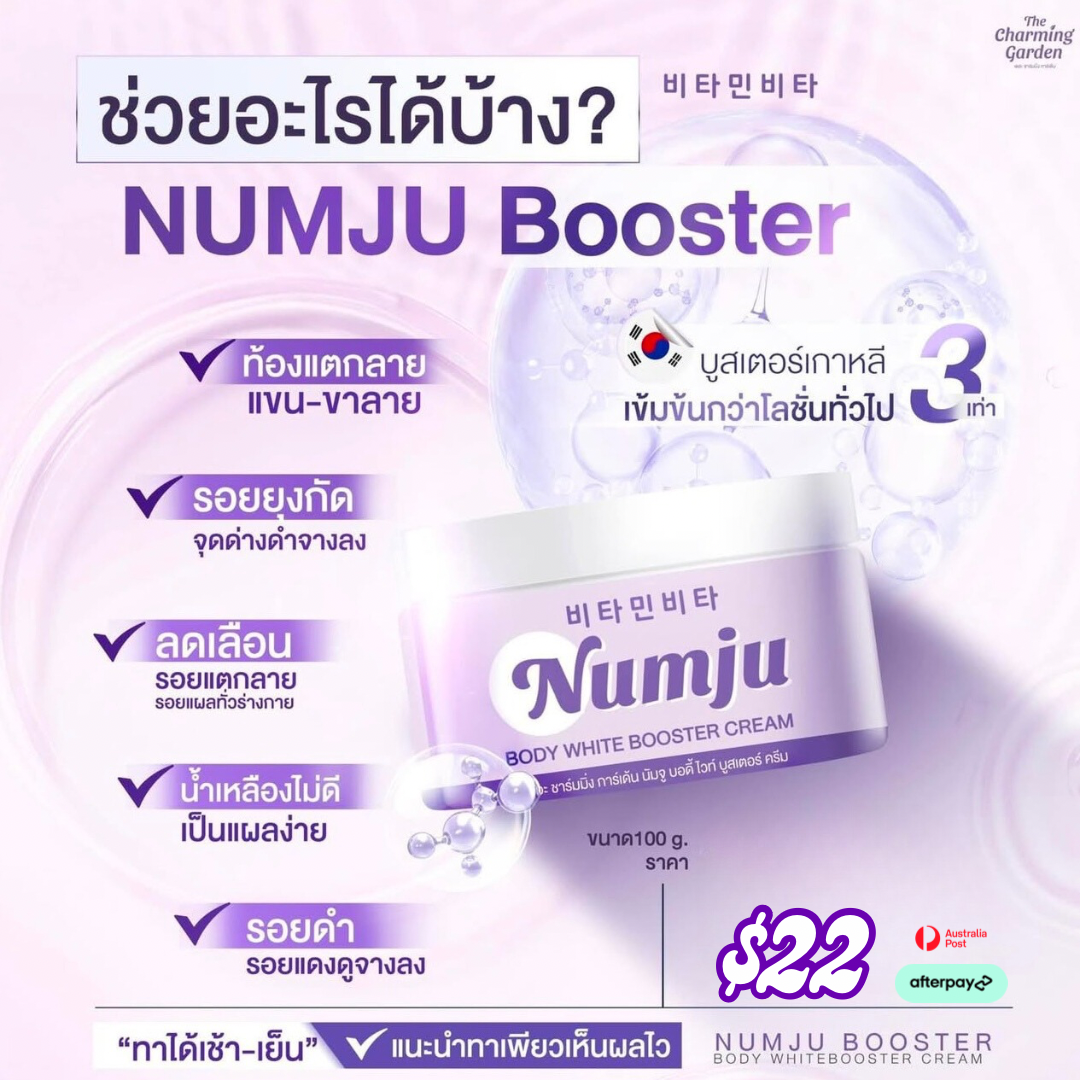 Numju Whitening Lotion/ Numju White Booster Cream
