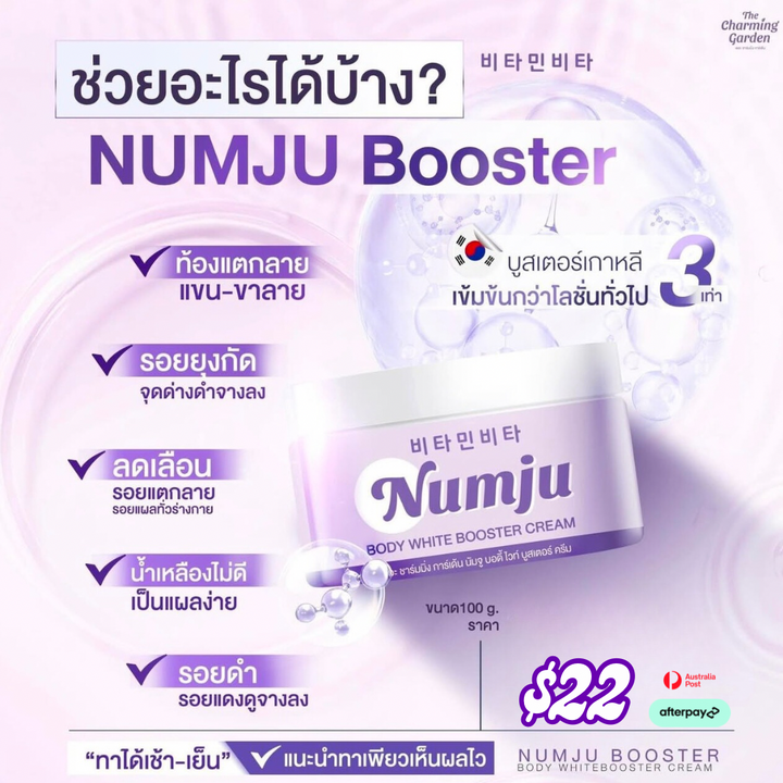 Numju Whitening Lotion/ Numju White Booster Cream