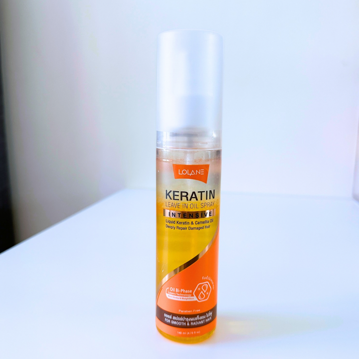 Lolane Keratin Leave in Oil Spray~ Damaged Hair Repair