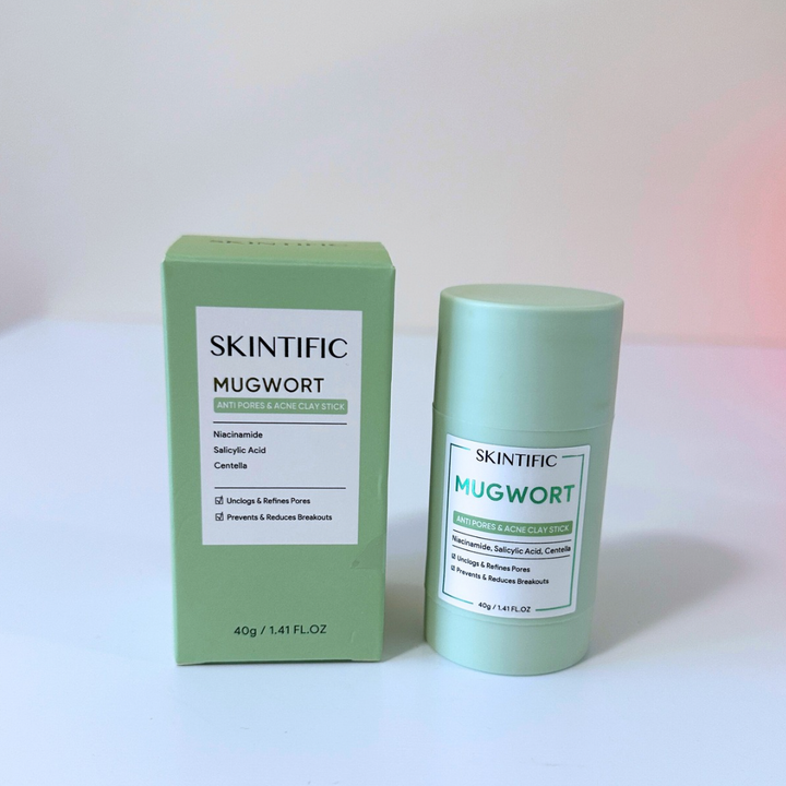SKINTIFIC MUGWORT/ VOLCANO/ NIACINAMIDE CLAY STICK 40g