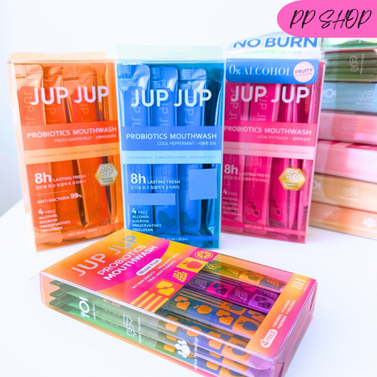JUP JUP Probiotics Mouthwash [10ml x 10pcs] (Peach/Peppermint/Grapefruit)