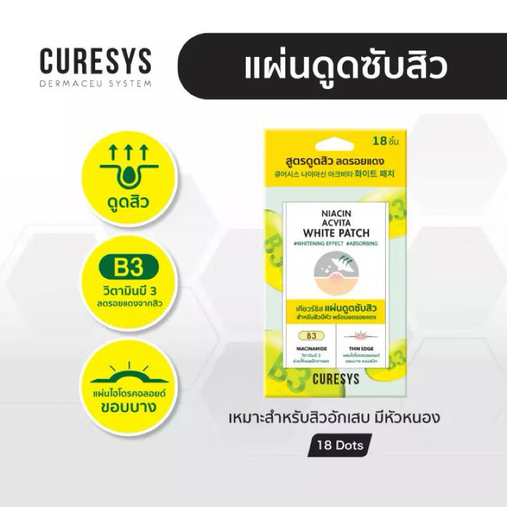 CURESYS NIACIN ACVITA WHITE PATCH
