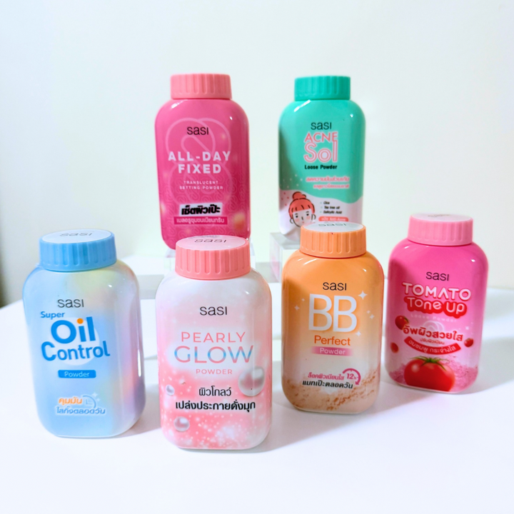 SASI Loose Powders for Every Skin Need – Oil Control, Glow, and More!