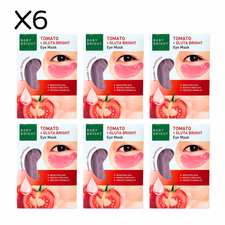 Baby Bright Eye Mask Tomato & Gluta / 6 PACKS