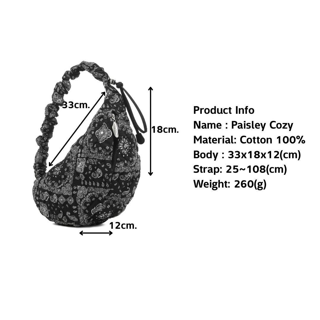 Carlyn Paisley Cozy M in Black