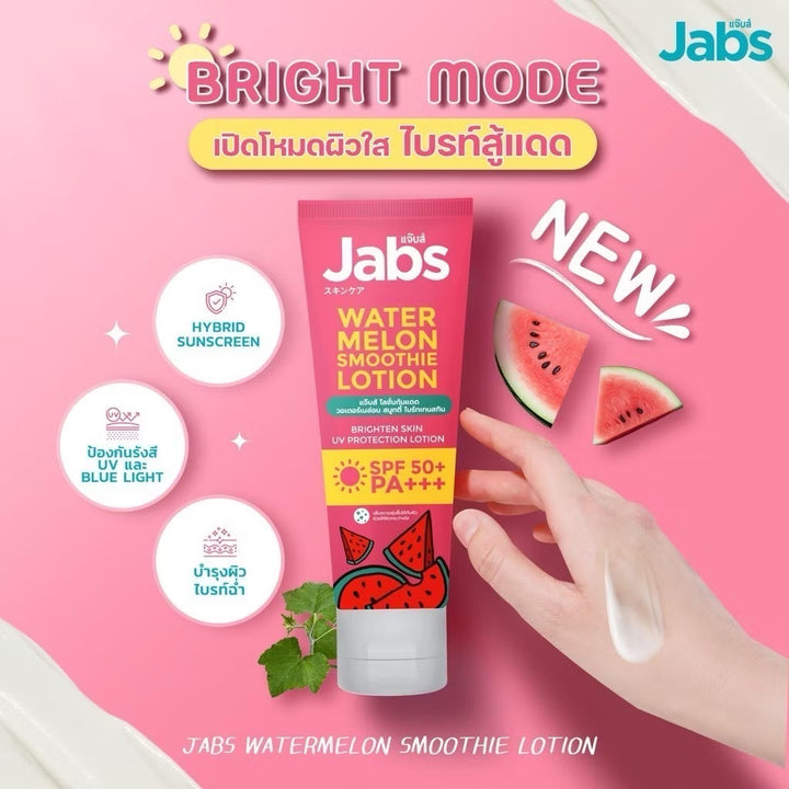 Jabs Sunscreen Lotion Watermelon Smoothie SPF50 PA+++