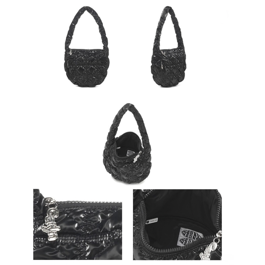 Carlyn Soft M in Black Glossy
